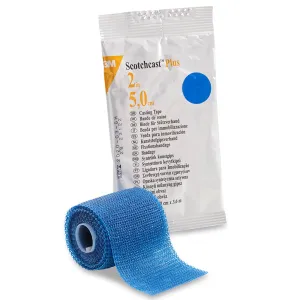 3M™ Scotchcast™ Plus Blue Cast Tape, 2 Inch x 4 Yard, 1 Box of 10
