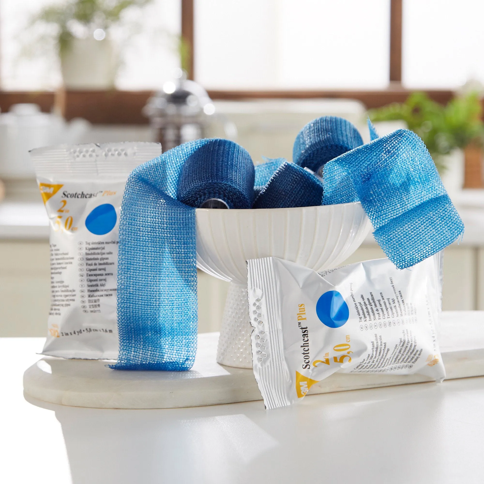 3M™ Scotchcast™ Plus Blue Cast Tape, 2 Inch x 4 Yard, 1 Box of 10