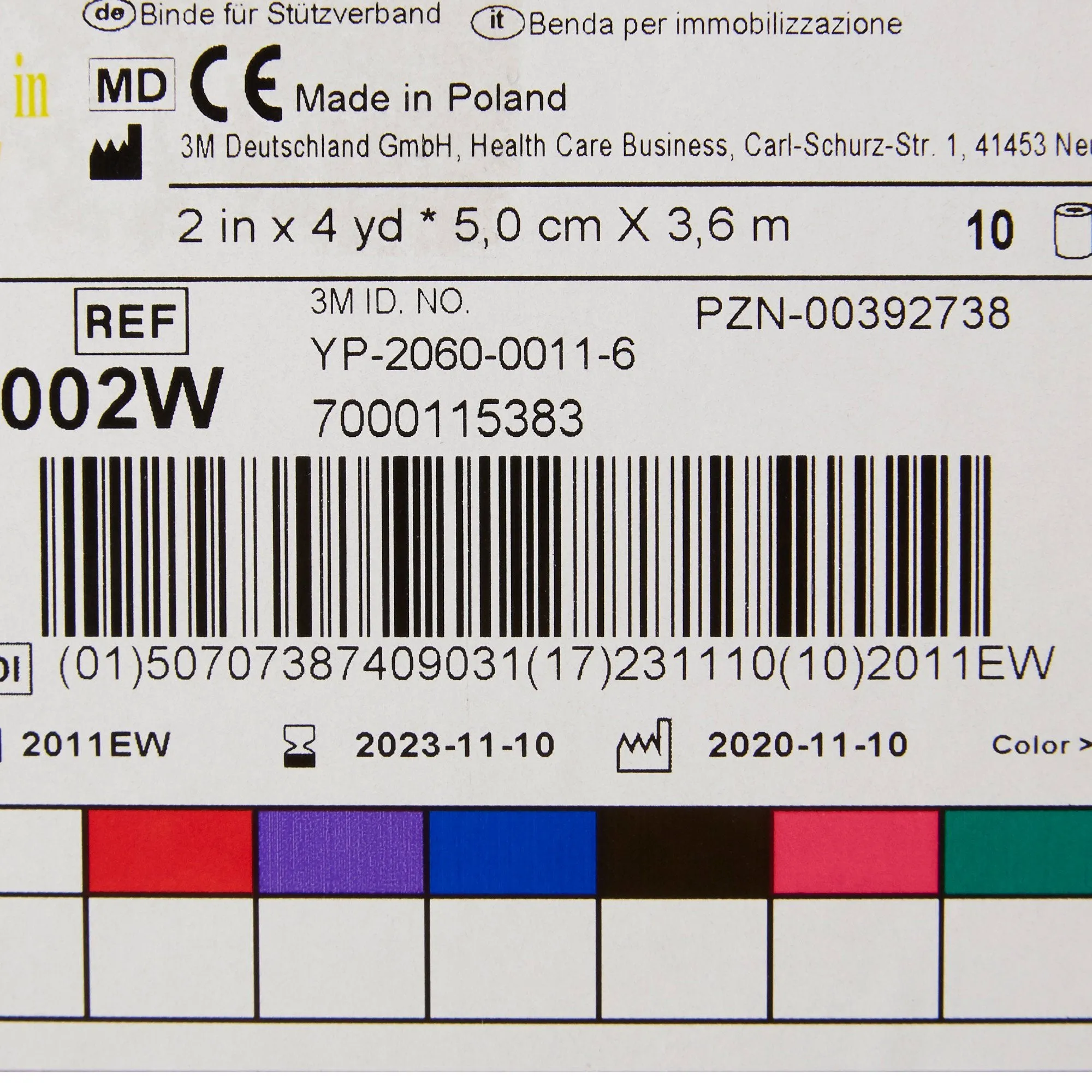 3M™ Scotchcast™ Plus Bright Orange Cast Tape, 2 Inch x 4 Yard, 1 Box of 10