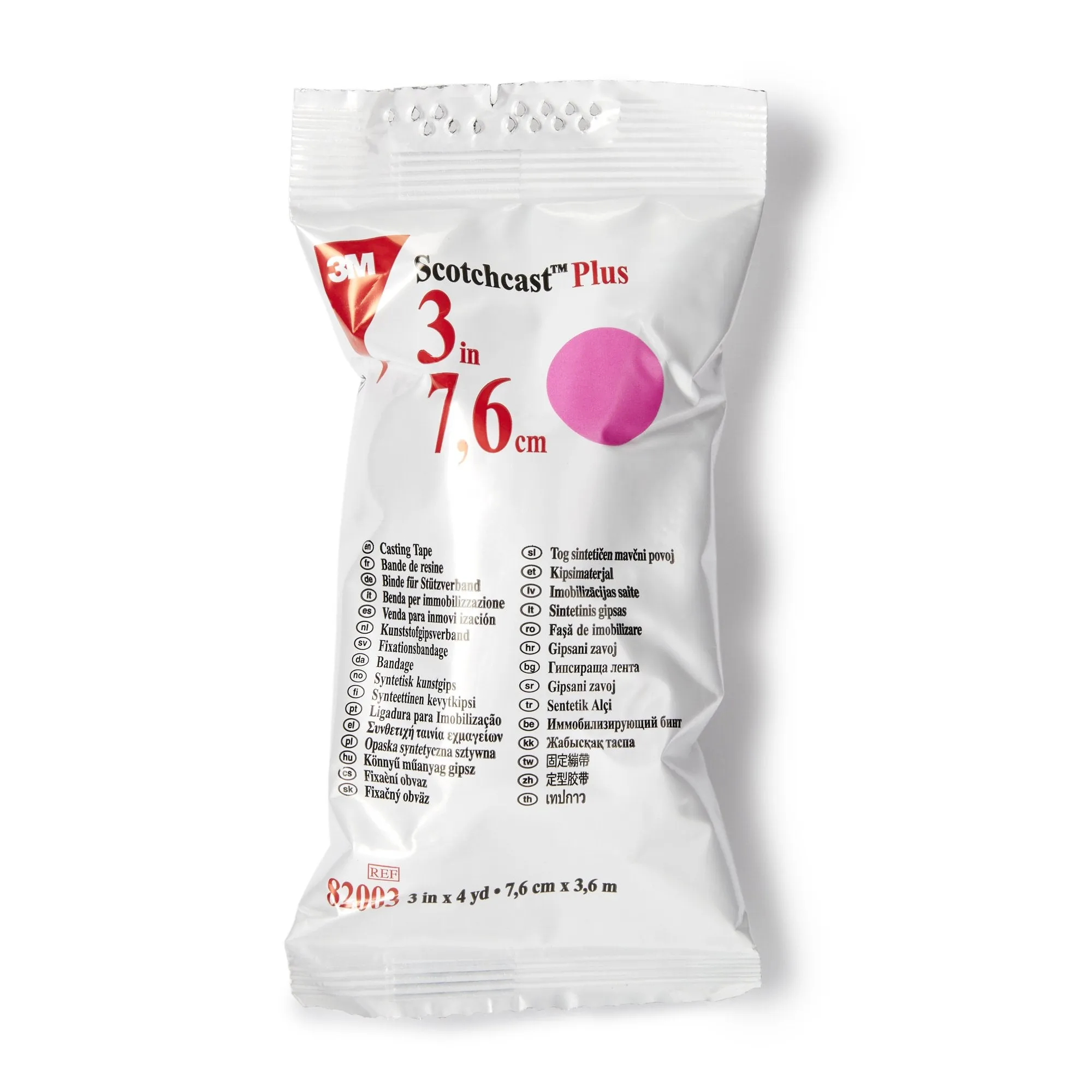 3M™ Scotchcast™ Plus Cast Tape, Bright Pink, 3 Inch x 4 Yard, 1 Case of 10