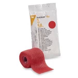 3M™ Scotchcast™ Plus Red Cast Tape, 2 Inch x 4 Yard, 1 Each