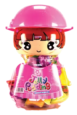ABC Jelly Pudding “Girl” In Jar