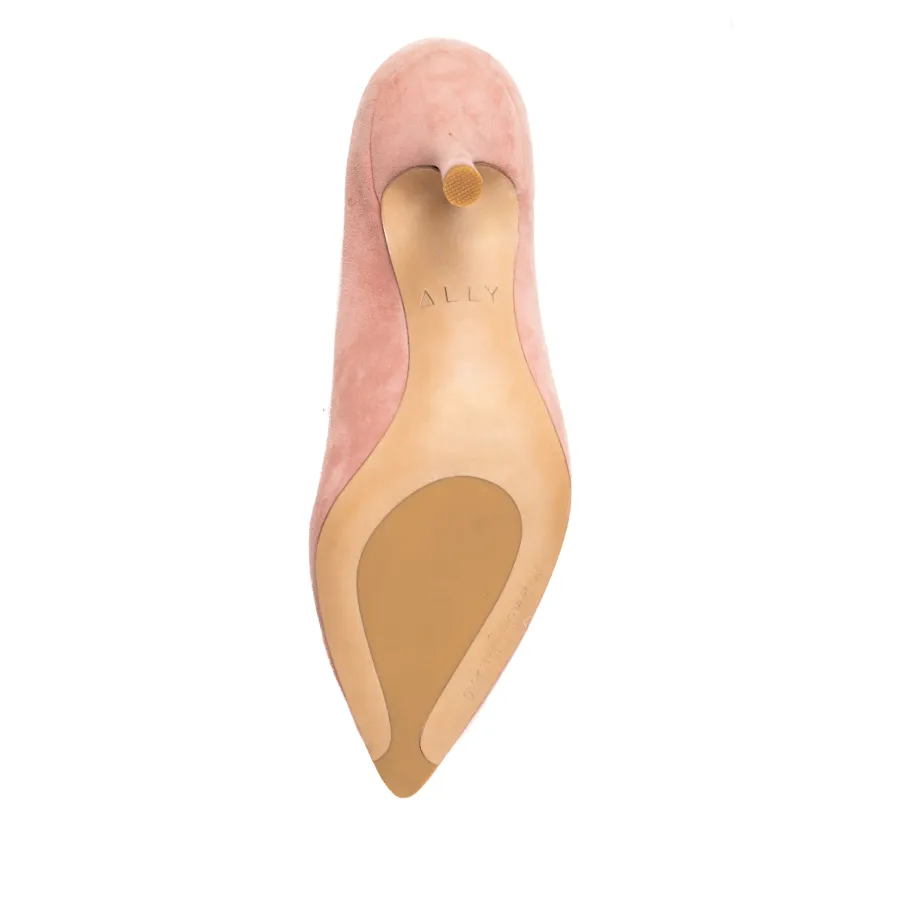 Blissful Blush Suede Mary Jane Pump