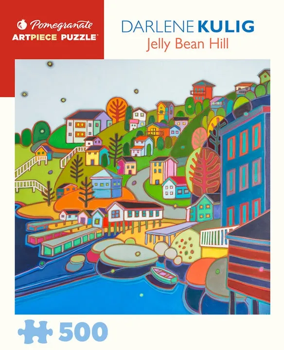Darlene Kulig: Jelly Bean Hill 500 Piece Jigsaw Puzzle - Quick Ship