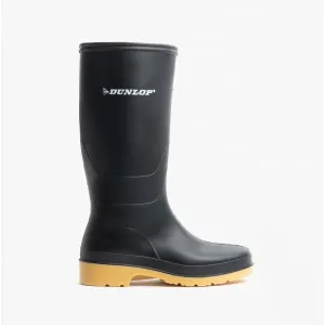 DULL Unisex Kids Wellington Boots Black