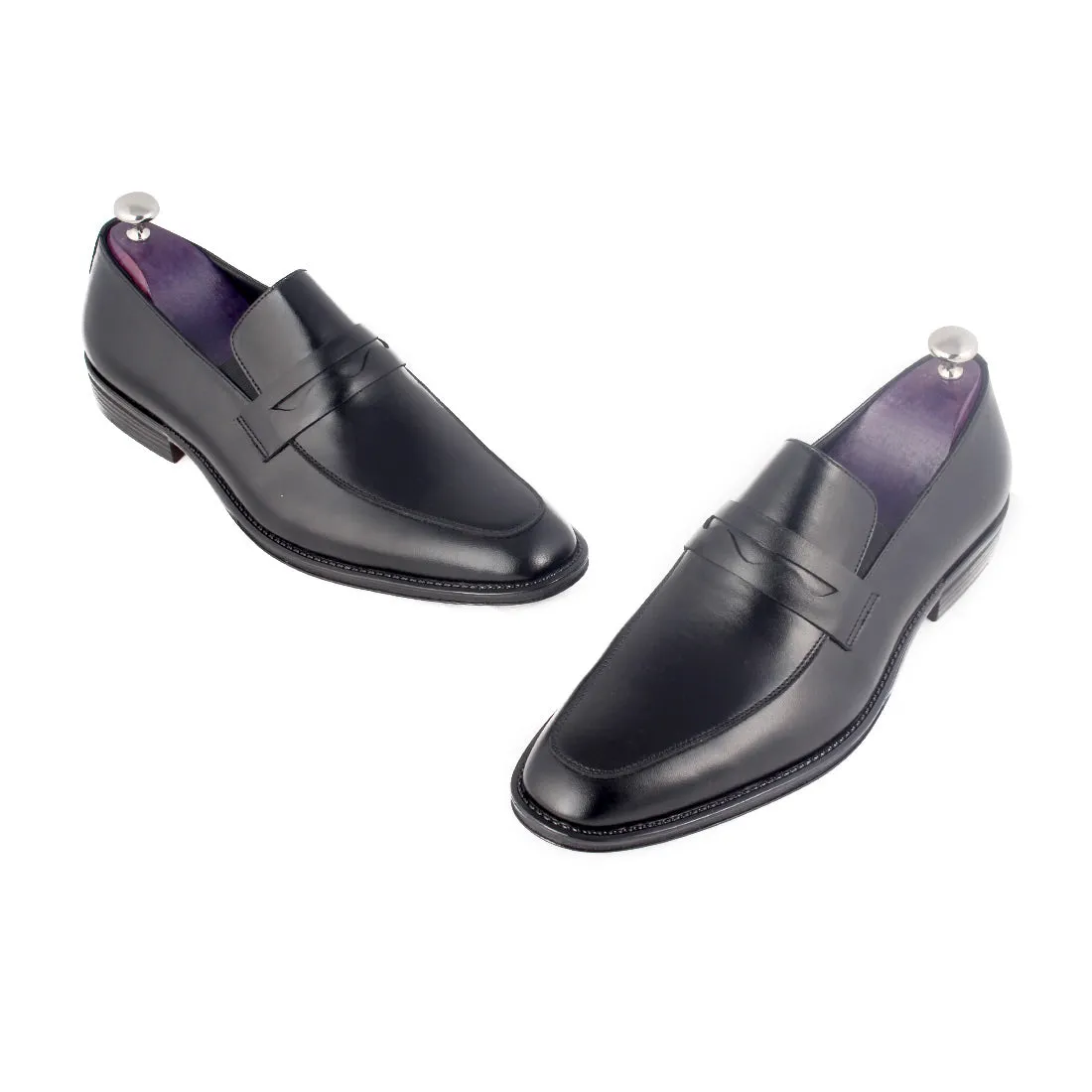 Formal shoes / 100% genuine leather -black -8136