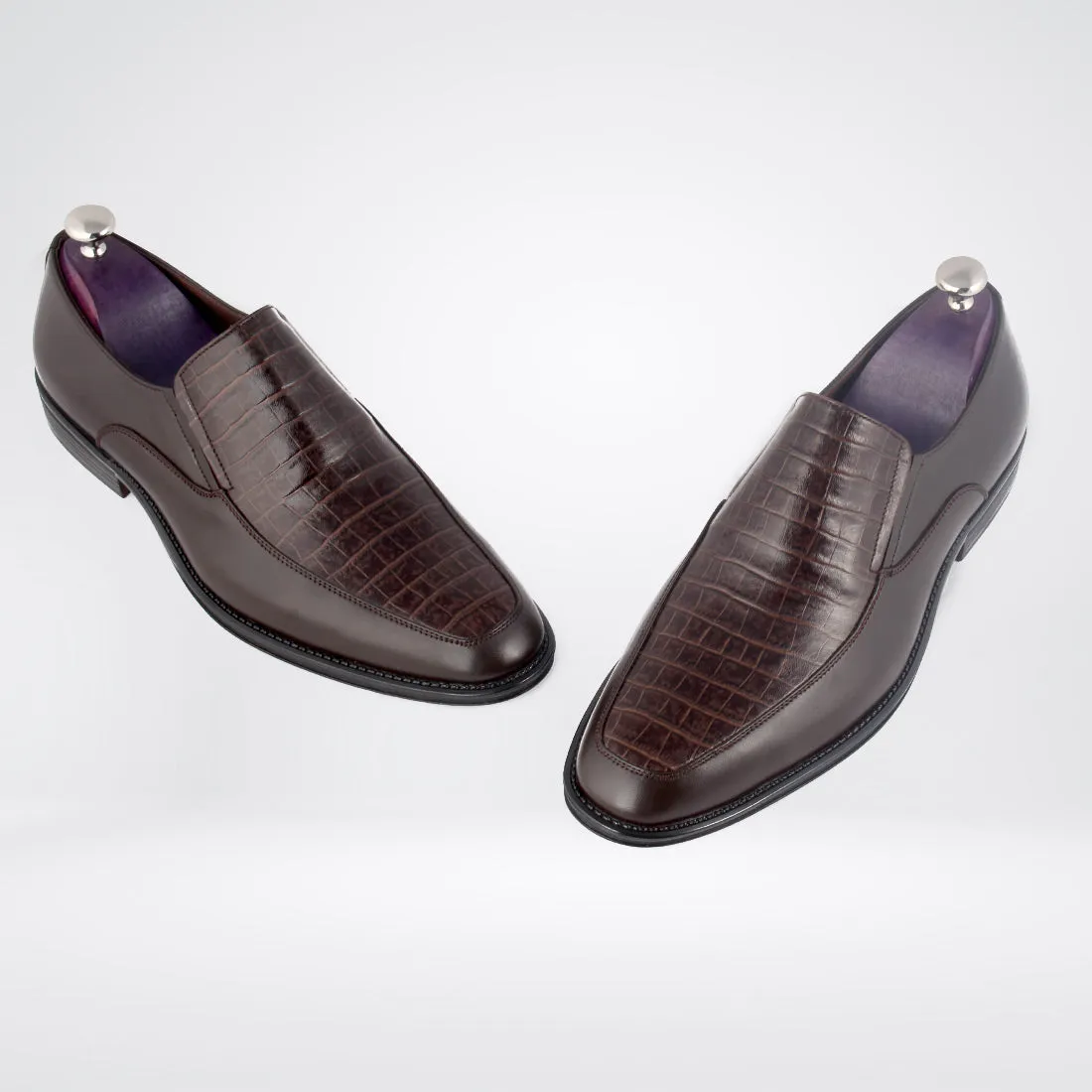 Formal shoes / 100% genuine leather -Brown -8163