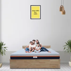 Grassberry Memory Foam Orthopedic Mattress | 6 & 8 Inch |Memory Foam & HR Foam