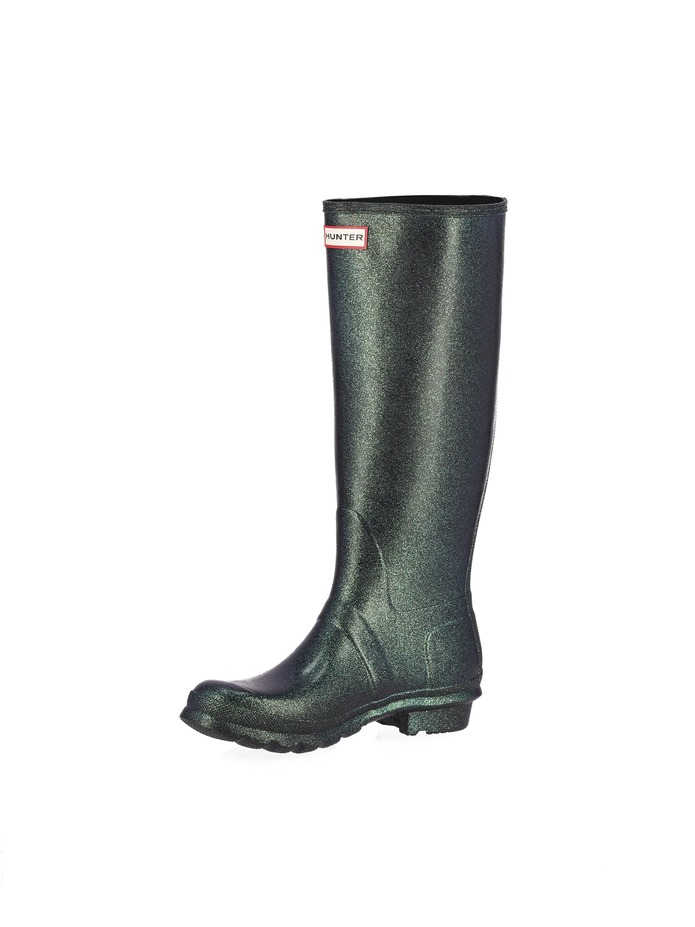 iridescent-effect wellington boots