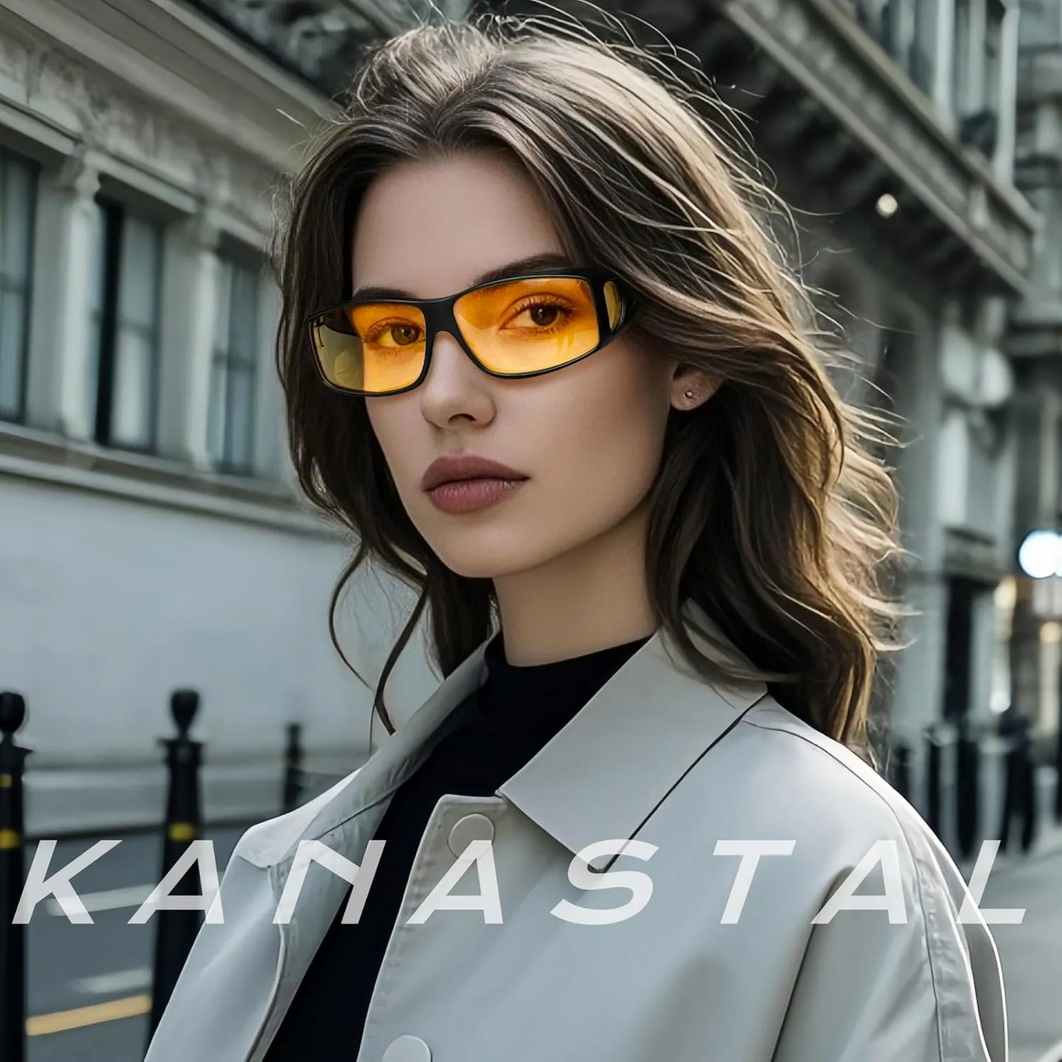 KANASTAL Fit Over Glasses for Men Women Polarized UV400 Protection Fashion Wrap Around Shades