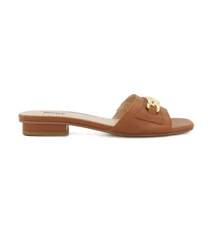 Lassia Slide Sandals Tan
