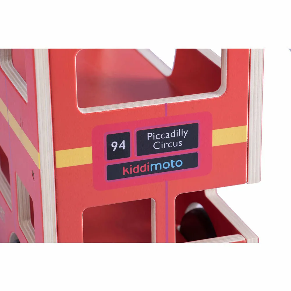 London Bus - Kids Wooden Ride On London Bus