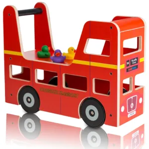 London Bus - Kids Wooden Ride On London Bus