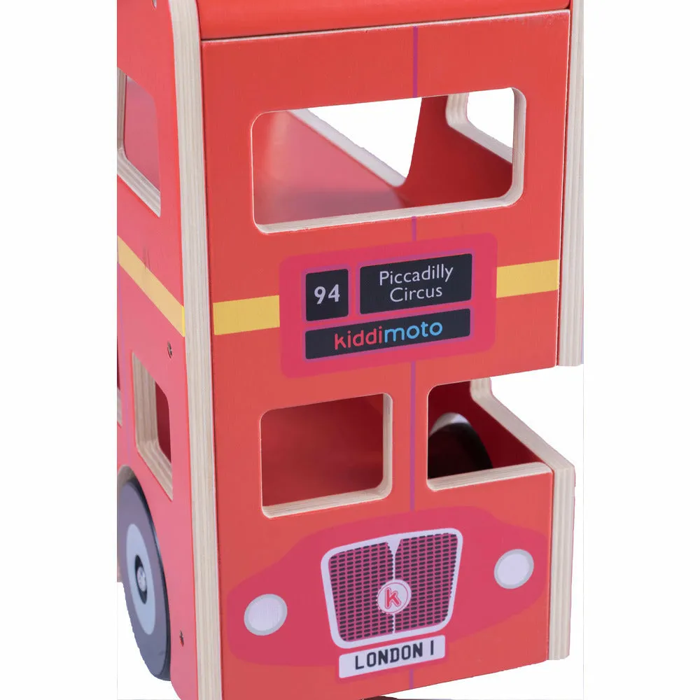 London Bus - Kids Wooden Ride On London Bus