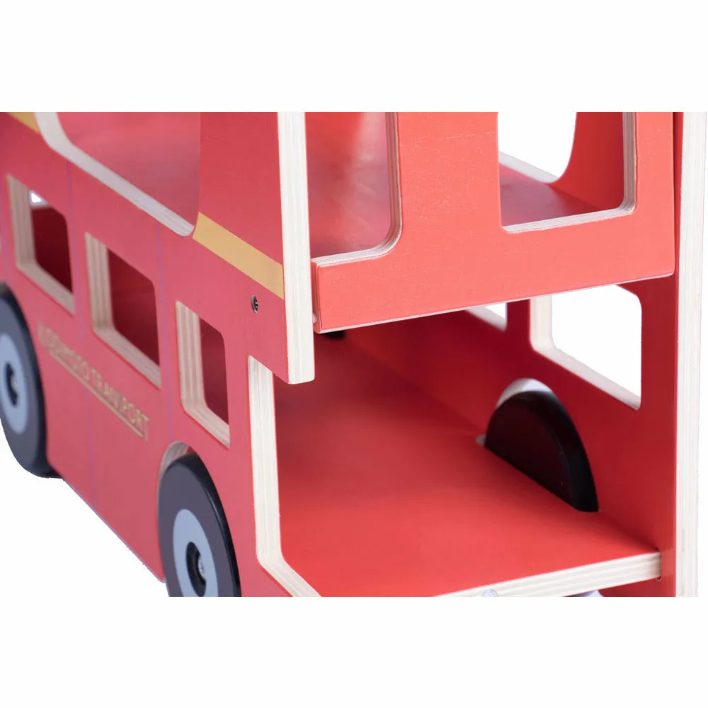 London Bus - Kids Wooden Ride On London Bus
