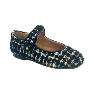 Papanatas Foulden Black Tweed Mary Jane