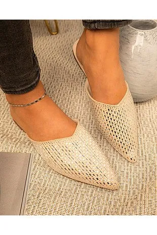 Pointy Toe Casual Slide Flats