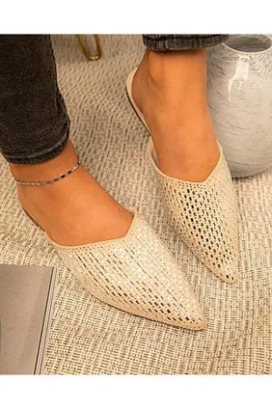 Pointy Toe Casual Slide Flats