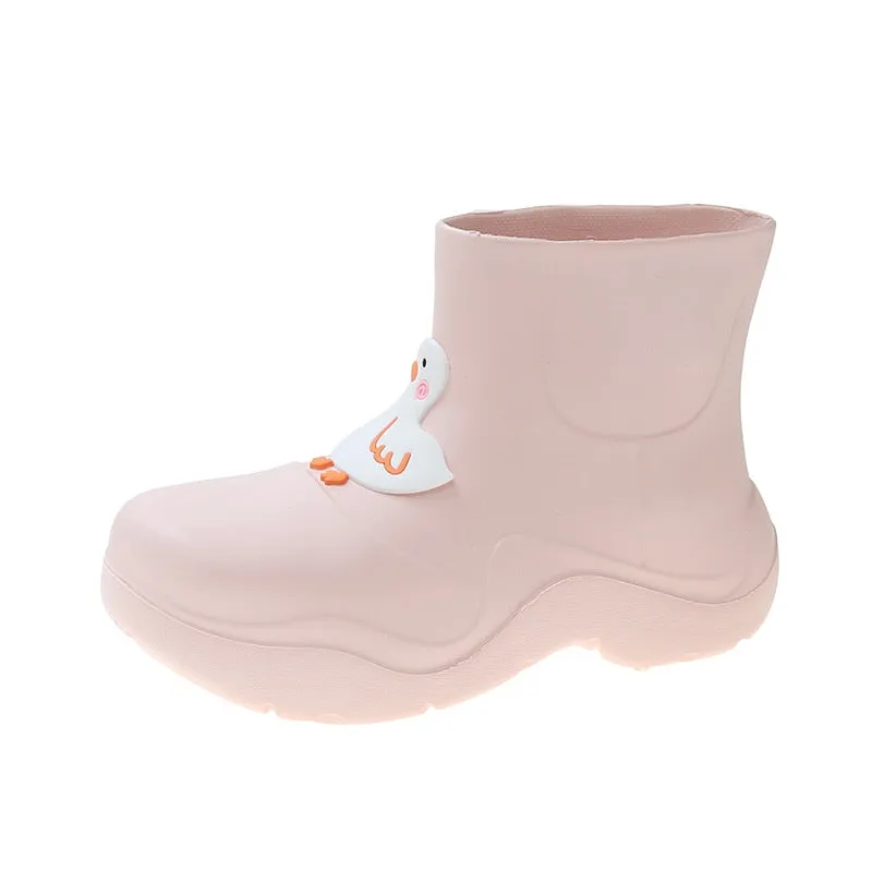 Rainy Day Delight Women's Kawaii Rubber Boots