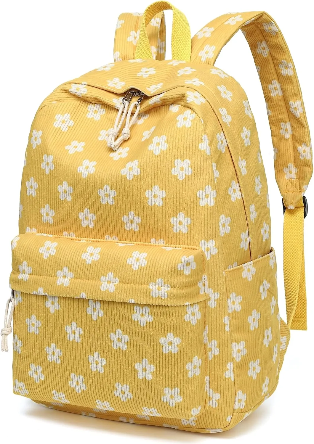 School Backpack for Teen Girls Bookbags Elementary High School Corduroy Laptop Bags Women Travel Daypacks