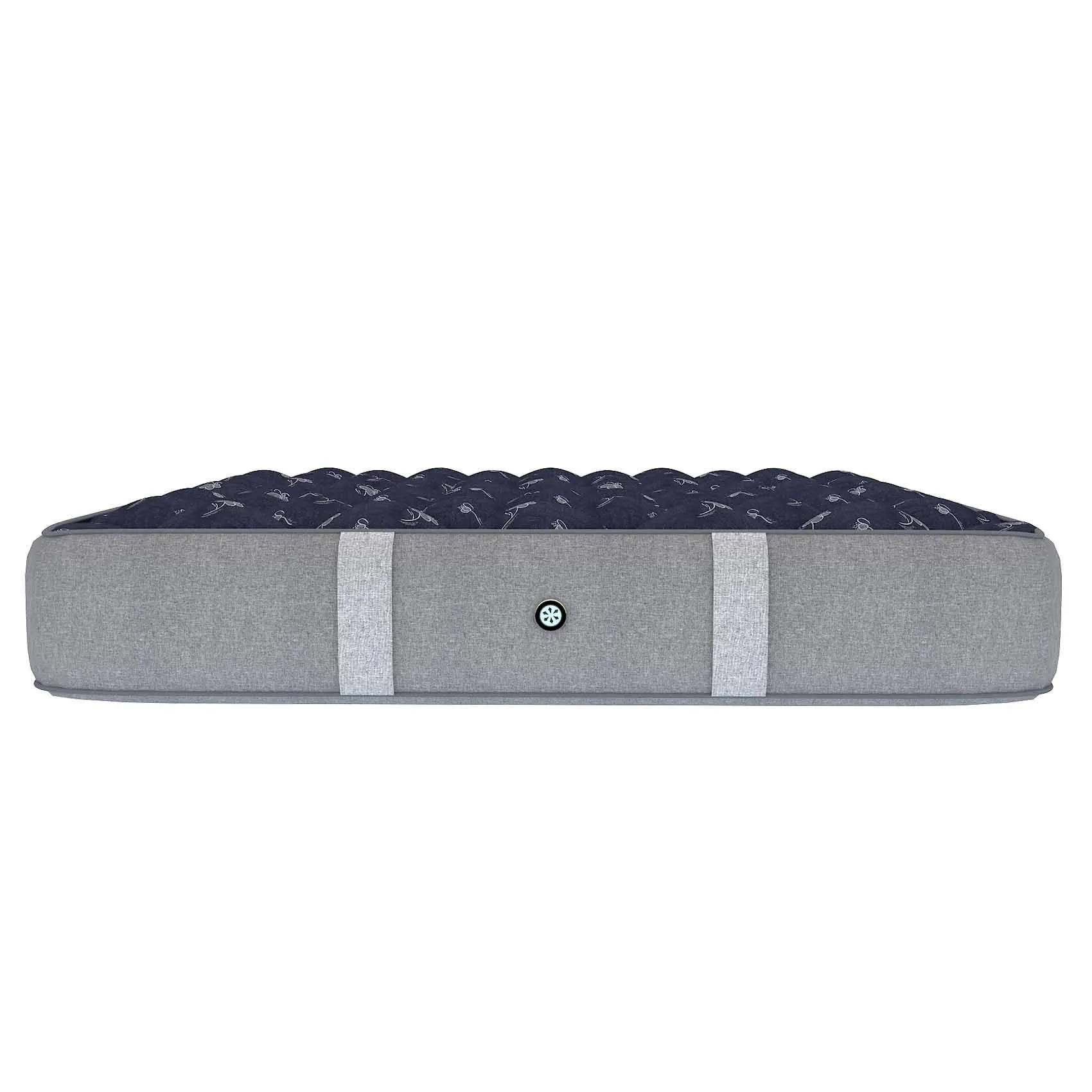 SLEEPSPA by COIRFIT Euphoria Normal Top 10 Inch King Size Bonnell Spring Mattress with 6 Year Warranty | Orthopedic Pro - Doctor Recommended | Pressure Relieving | PU Foam for Support (Blue,78X72X10)