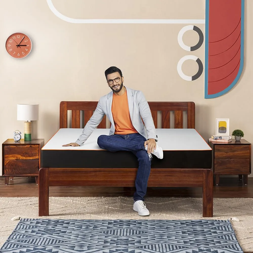 Sleepyhead Original - 3 Layered BodyIQ Orthopedic Memory Foam Mattress, Medium Firm, 78x70x8 inches (King Size)