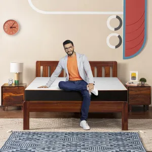 Sleepyhead Original - 3 Layered BodyIQ Orthopedic Memory Foam Mattress, Medium Firm, 78x70x8 inches (King Size)