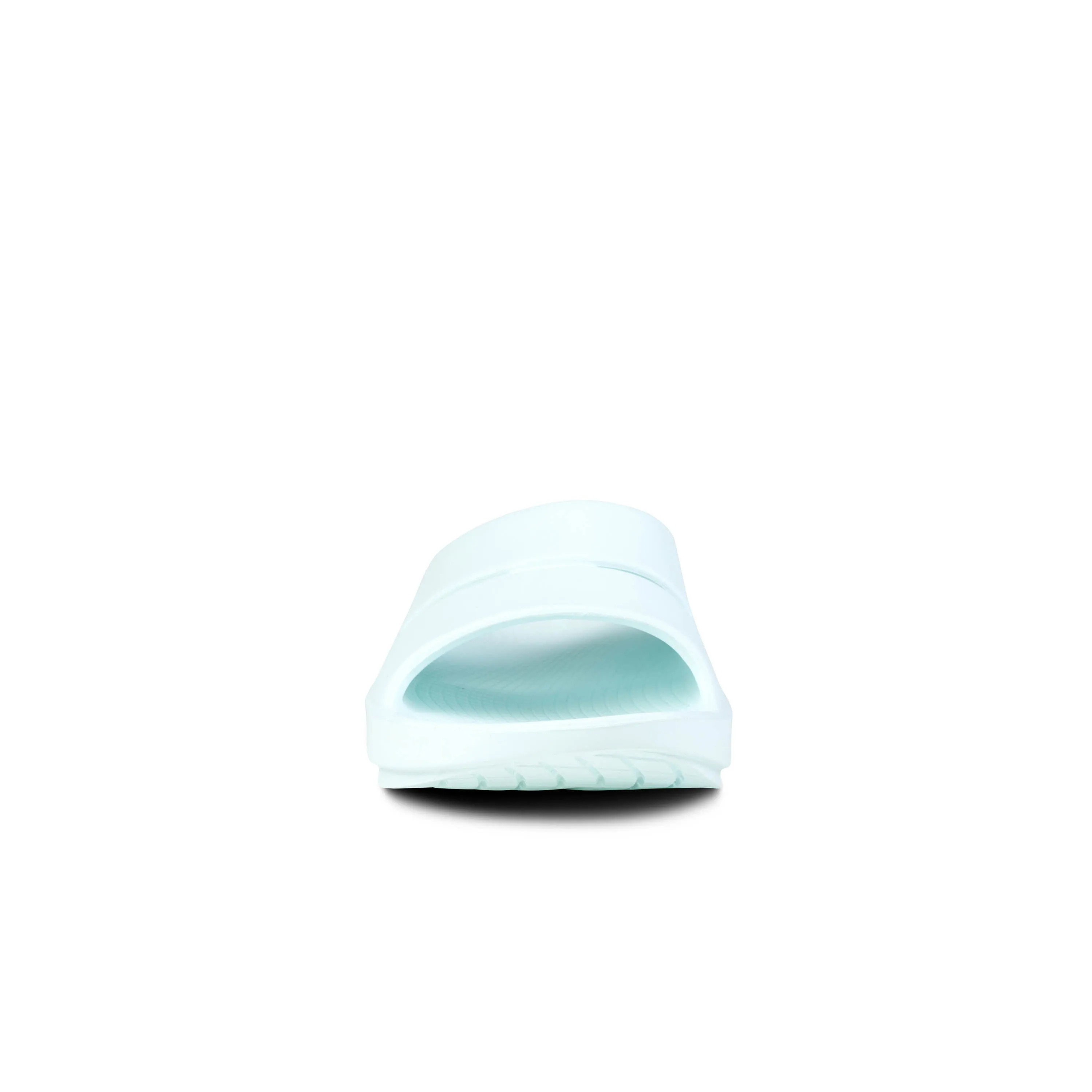Women's Oofos OOahh Slide Sandal Color: Ice